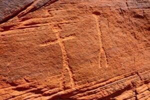 Prehistoric rock art in Nevada