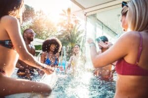 Vegas summer pool parties